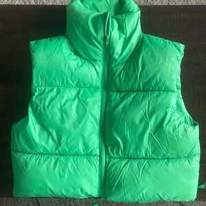 Green Puffer Vest
